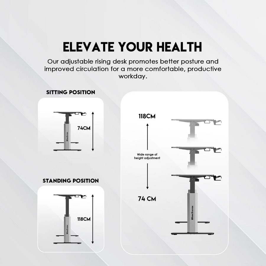 Fantech WS414 – Meja Elektrik Adjustable / Standing Desk Electric Work Station product image (4)