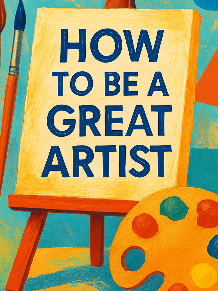 How to Be a Great Artist: The Complete Guide to Developing Your Talent and Succeeding in Art product image (1)