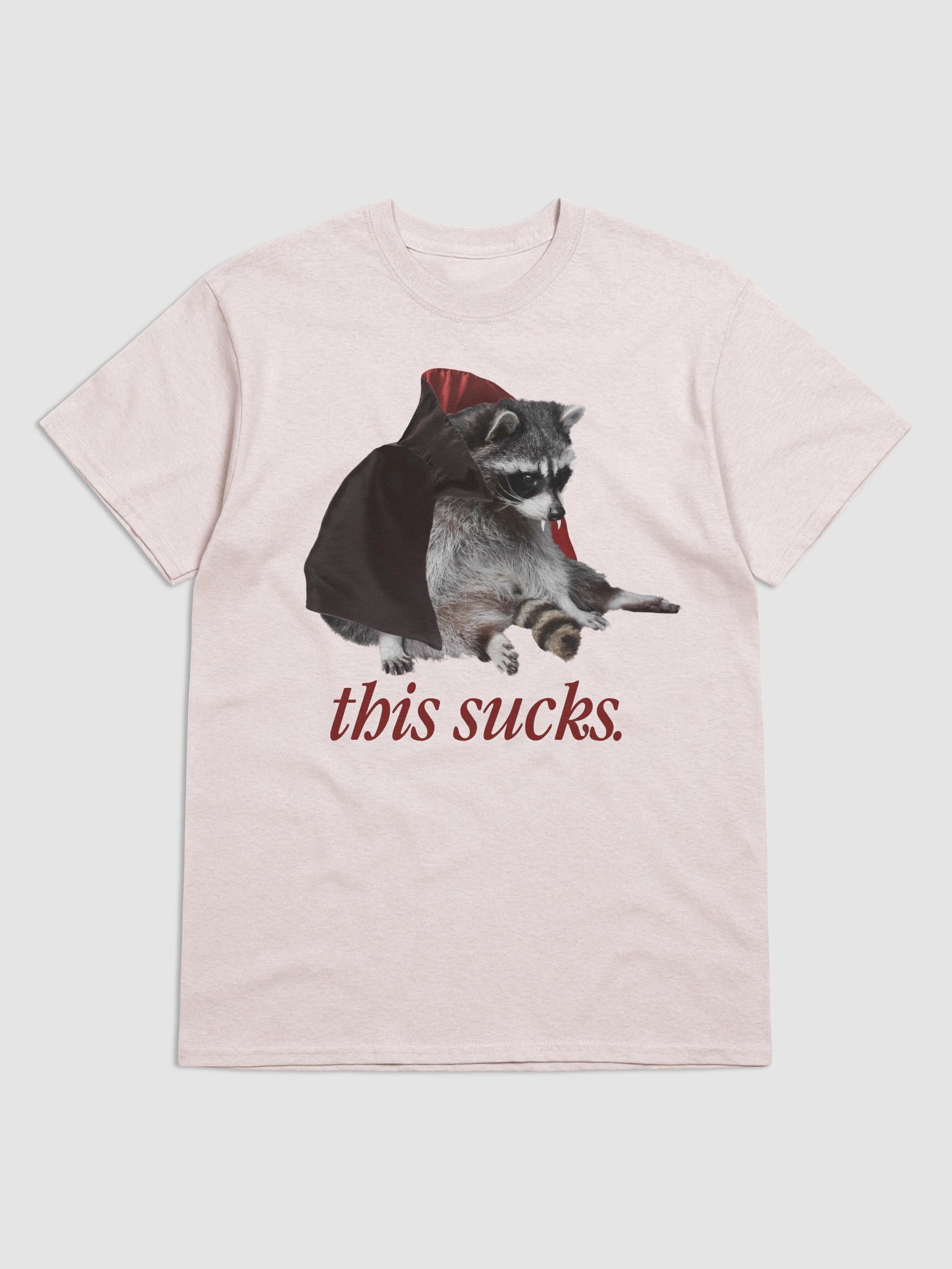 This Sucks - Halloween vampire raccoon t-shirt product image (5)