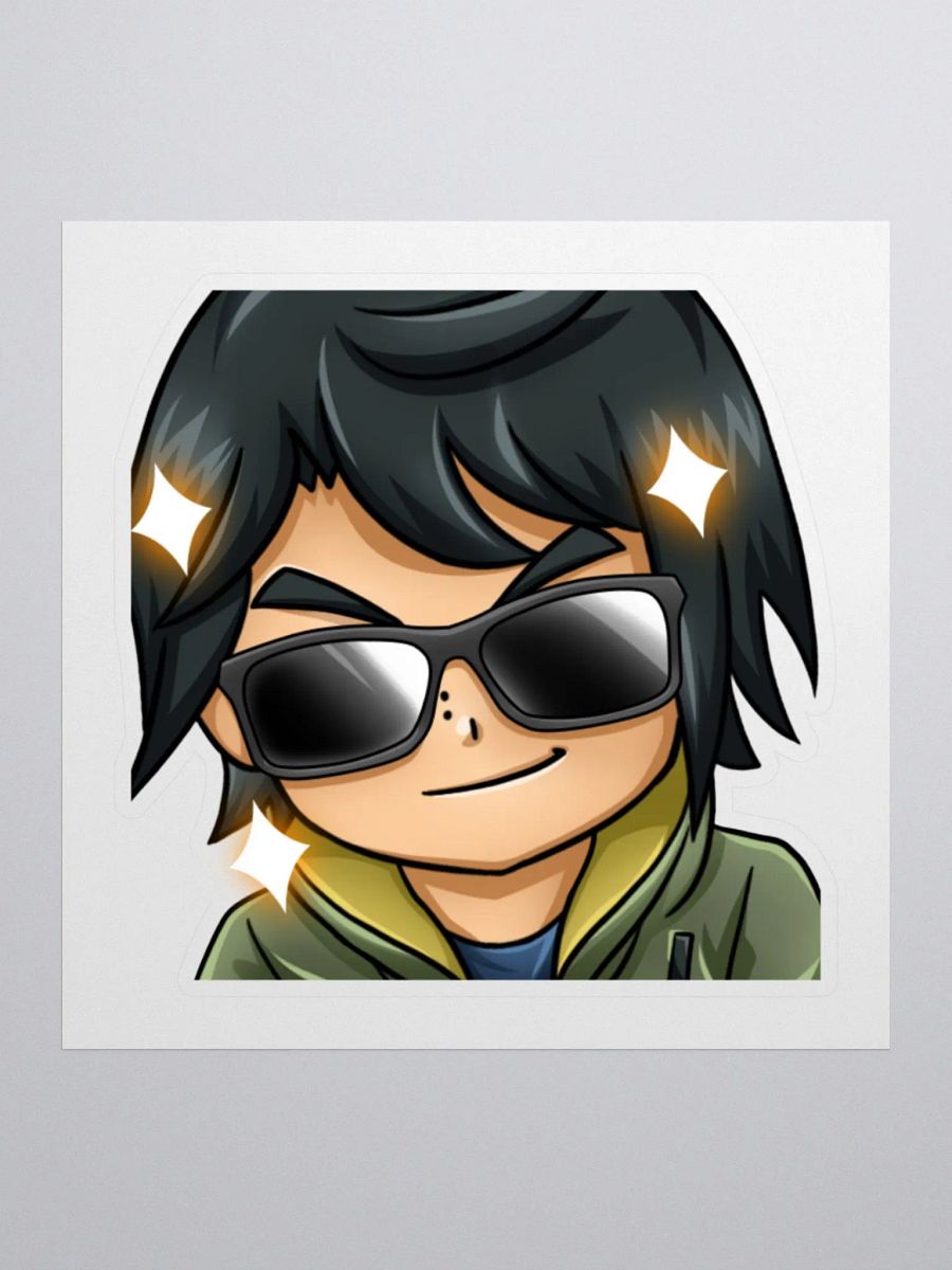 Grizexia Cool Emote Sticker product image (1)