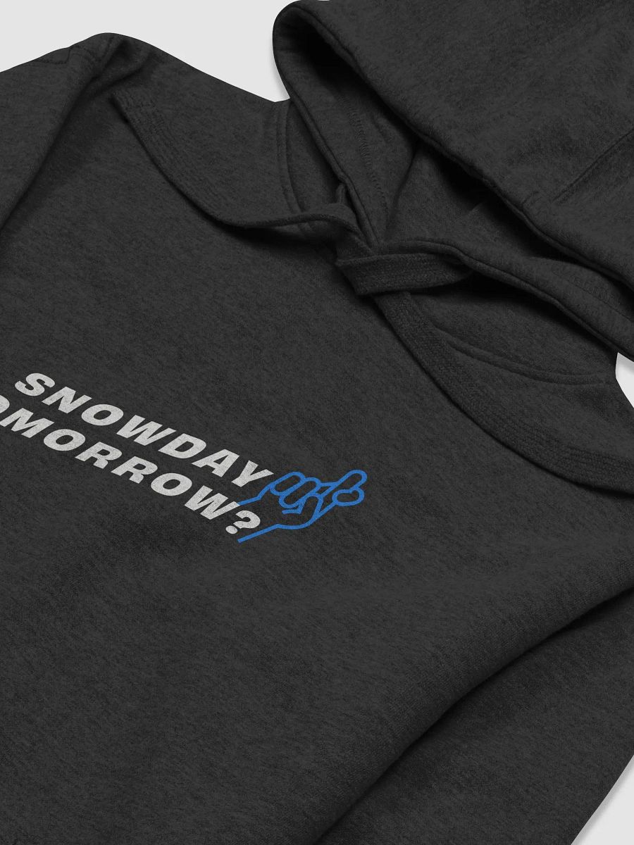BNW - snowday tomorrow, black, hoodie product image (3)