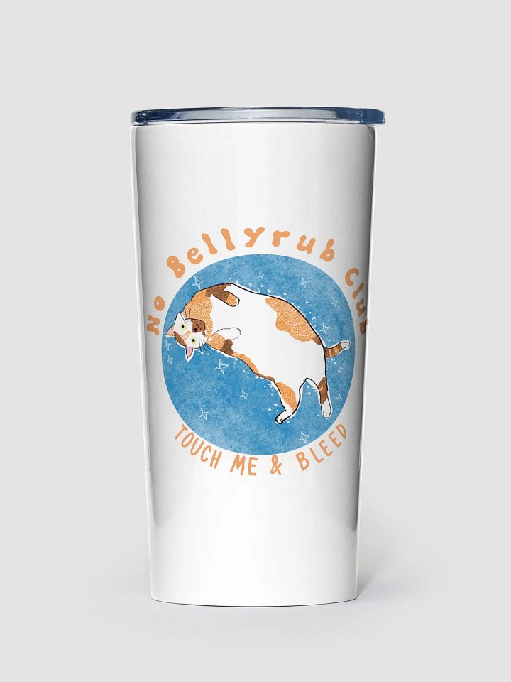 No Bellyrub Club Stainless Steel Tumbler product image (1)