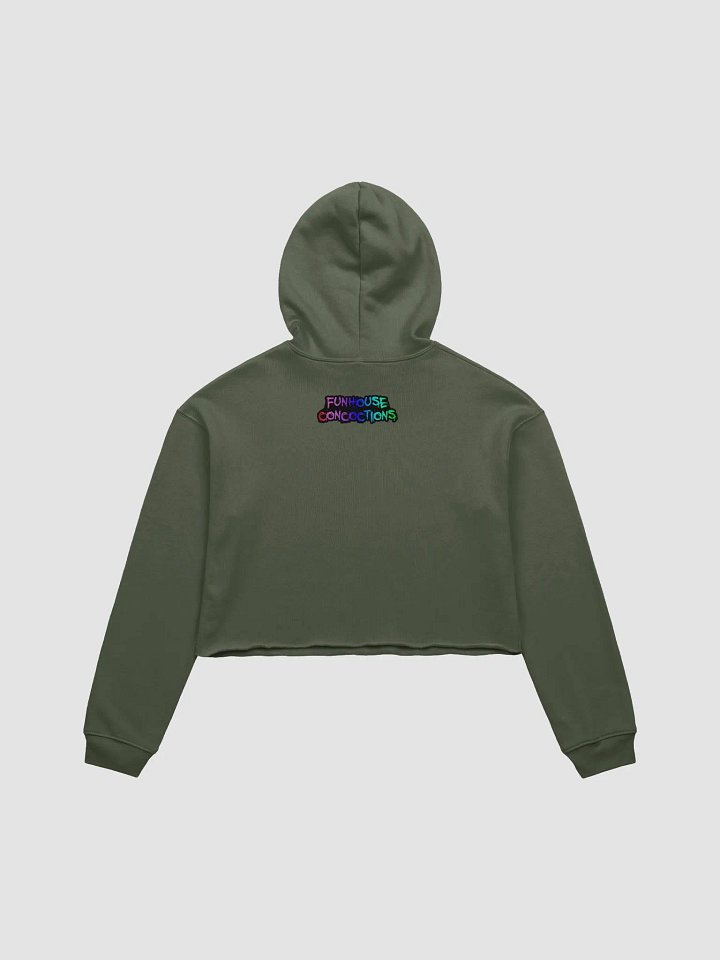 Spiderweb Heart Crop Hoodie product image (2)