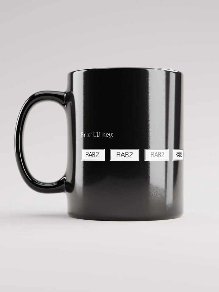 Enter CD key Black Mug product image (2)