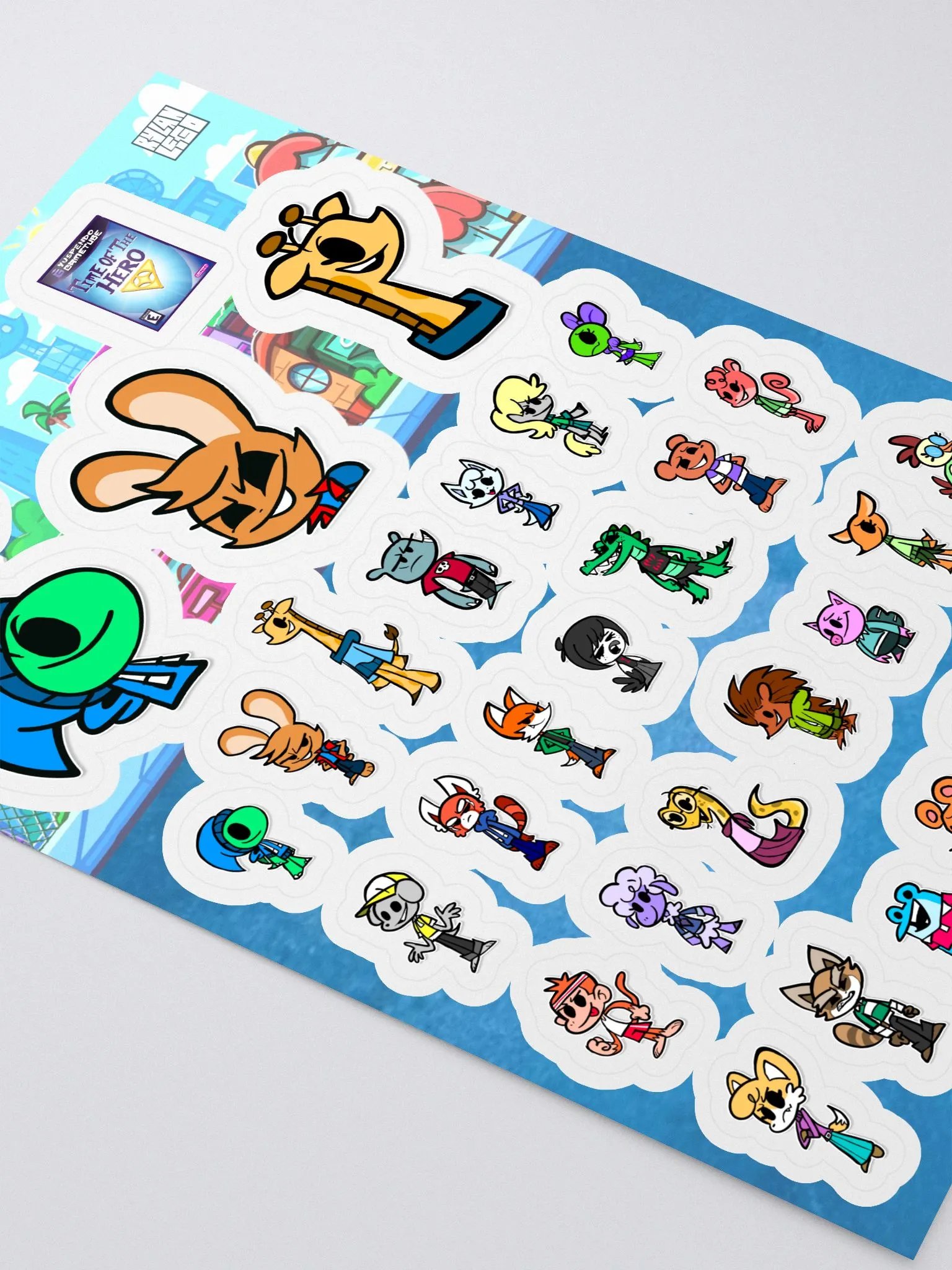 Top and RabRab Sticker Sheet product image (3)