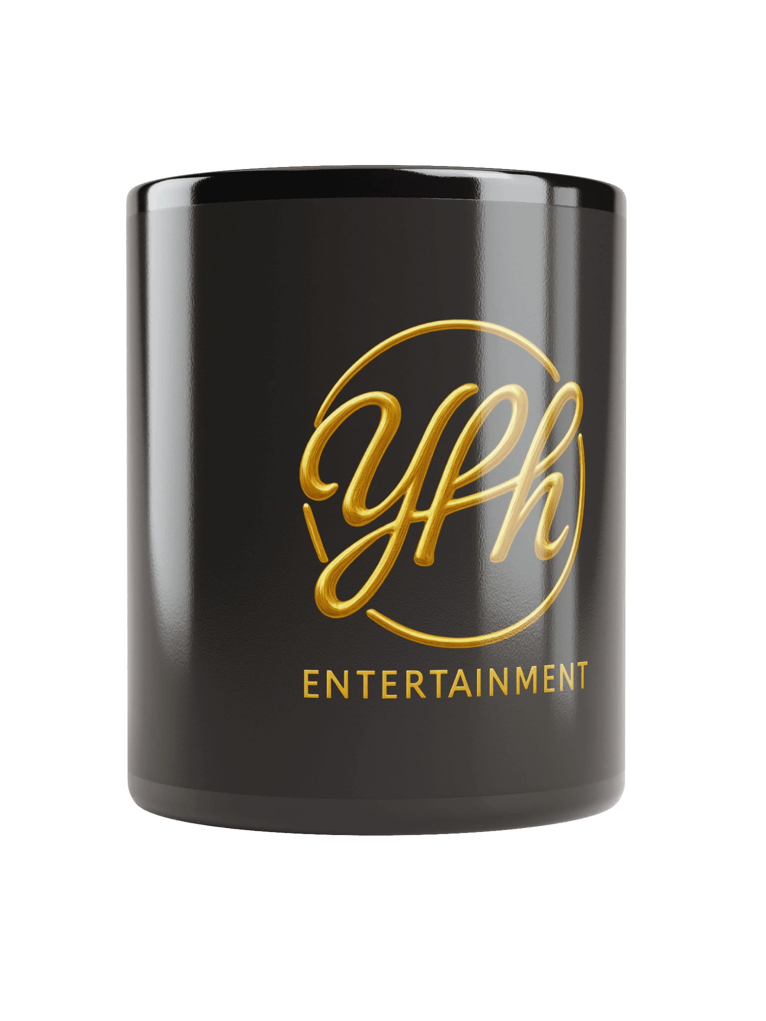 Golden Script Black Mug product image (10)