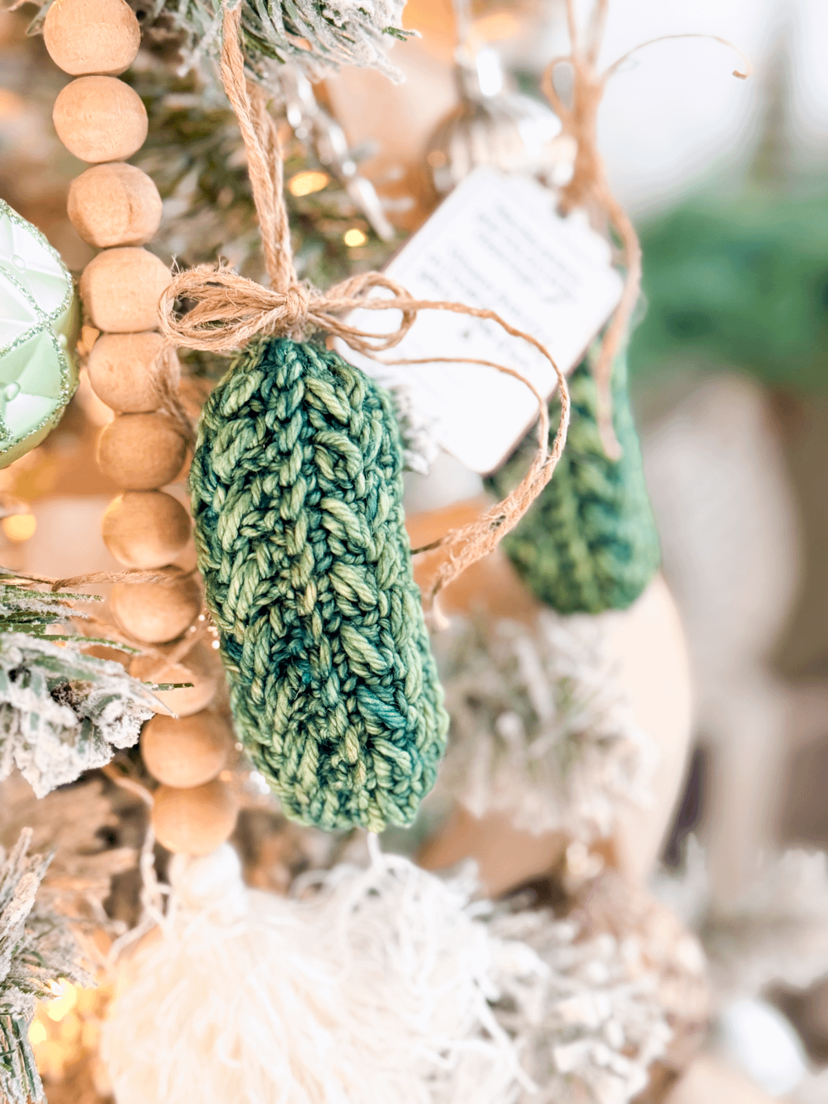 Wheat Stitch™ Pickle Ornament Crochet Pattern product image (3)