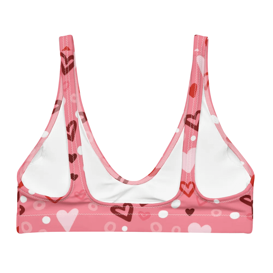 Heart Print Bikini Bra product image (1)