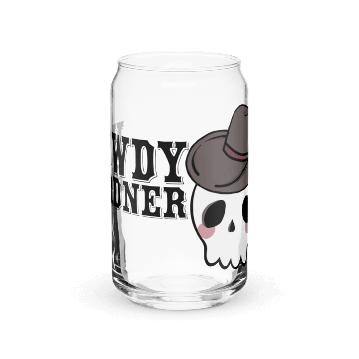 Howdy Pardner Can Glass product image (1)