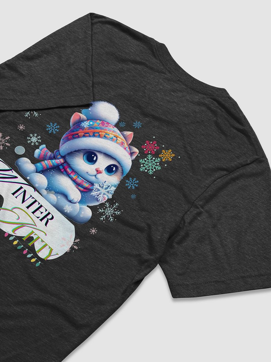 Winter Kitty -T-shirt design_Bella+Canvas Triblend Short Sleeve T-Shirt product image (3)