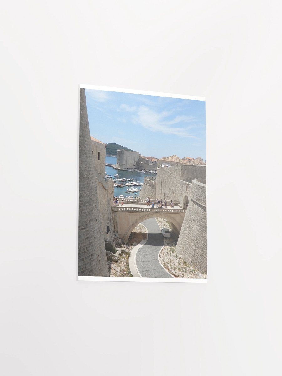 Dubrovnik - Old Town Walls, Bridge and Marina - print/poster product image (11)
