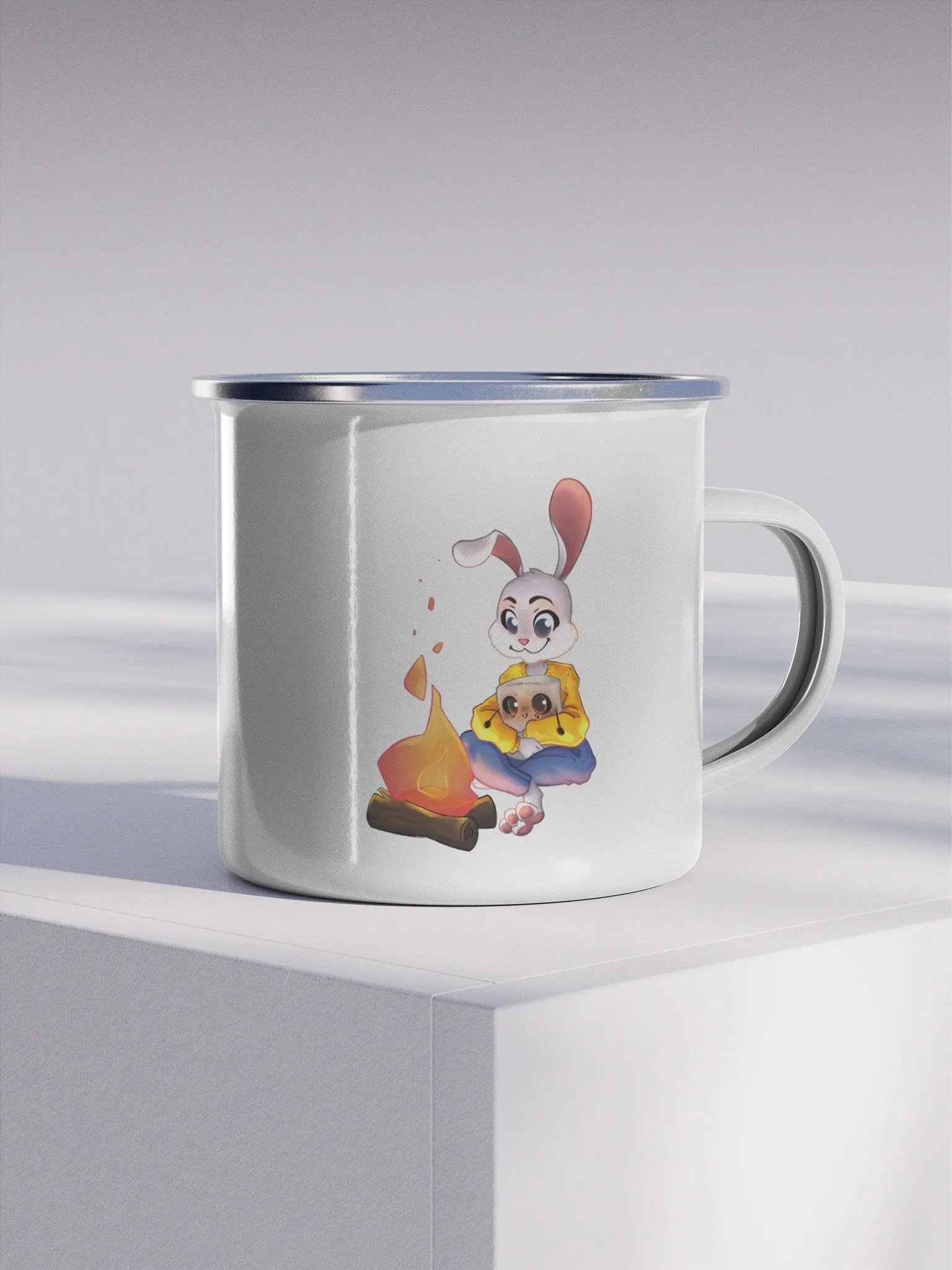 On the Graham Left Hand Enamel Mug product image (1)