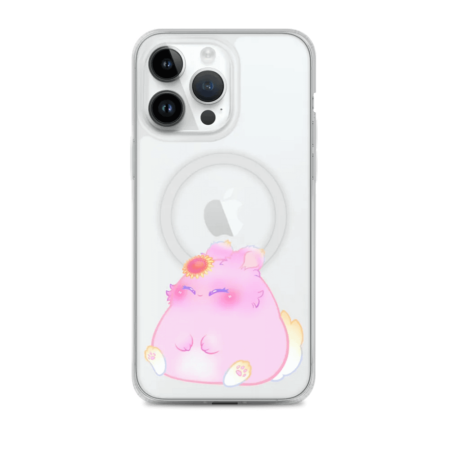 Bun Flower iPhone® MagSafe® Clear Case product image (2)