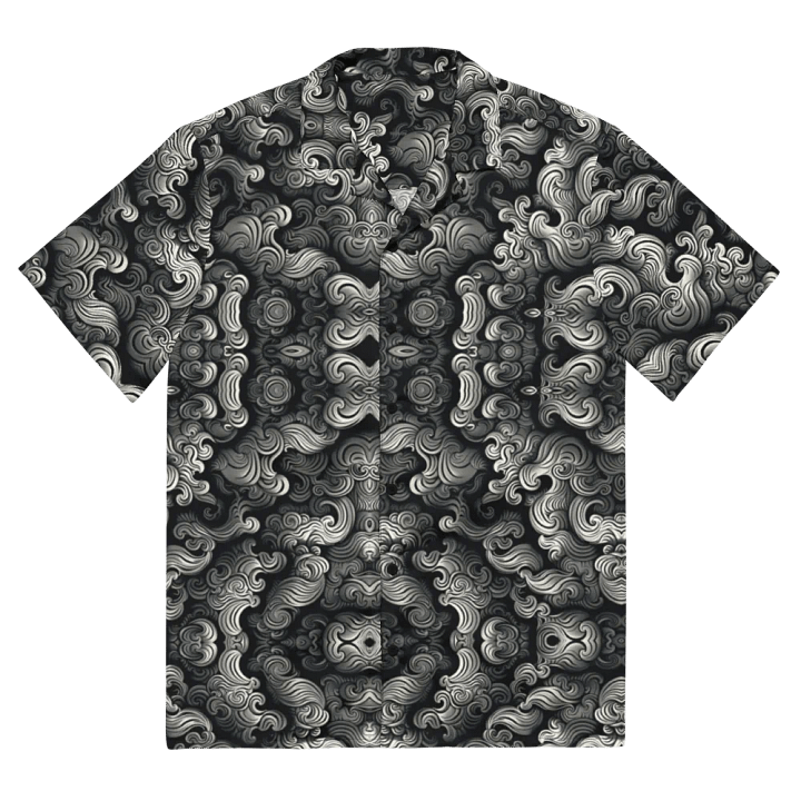Swirling Grey Clouds Hawaii Style Shirt product image (2)
