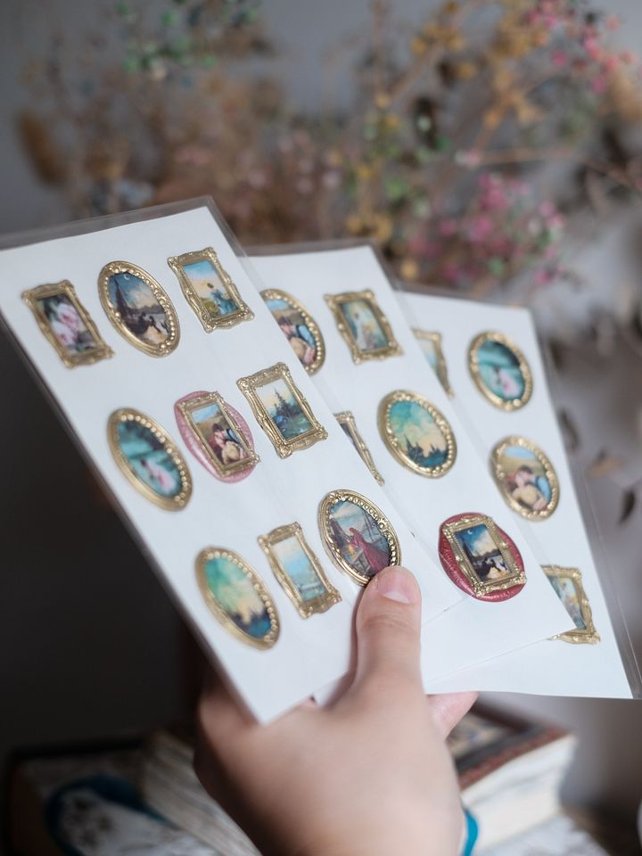 PREORDER June Handmade Sticker Gallery Sheet- Pack of 9 product image (2)