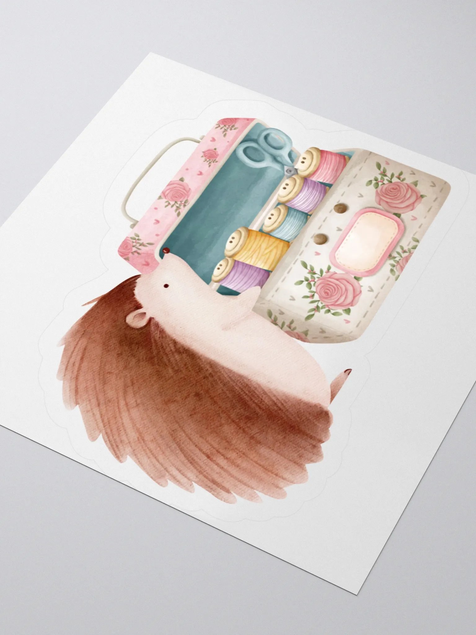 Maple's Sewing Kit | Kiss Cut Sticker product image (7)