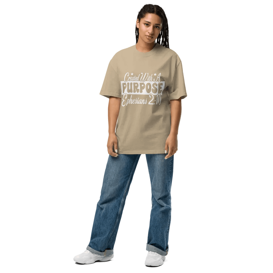 Created with a Purpose Oversized Tee product image (6)