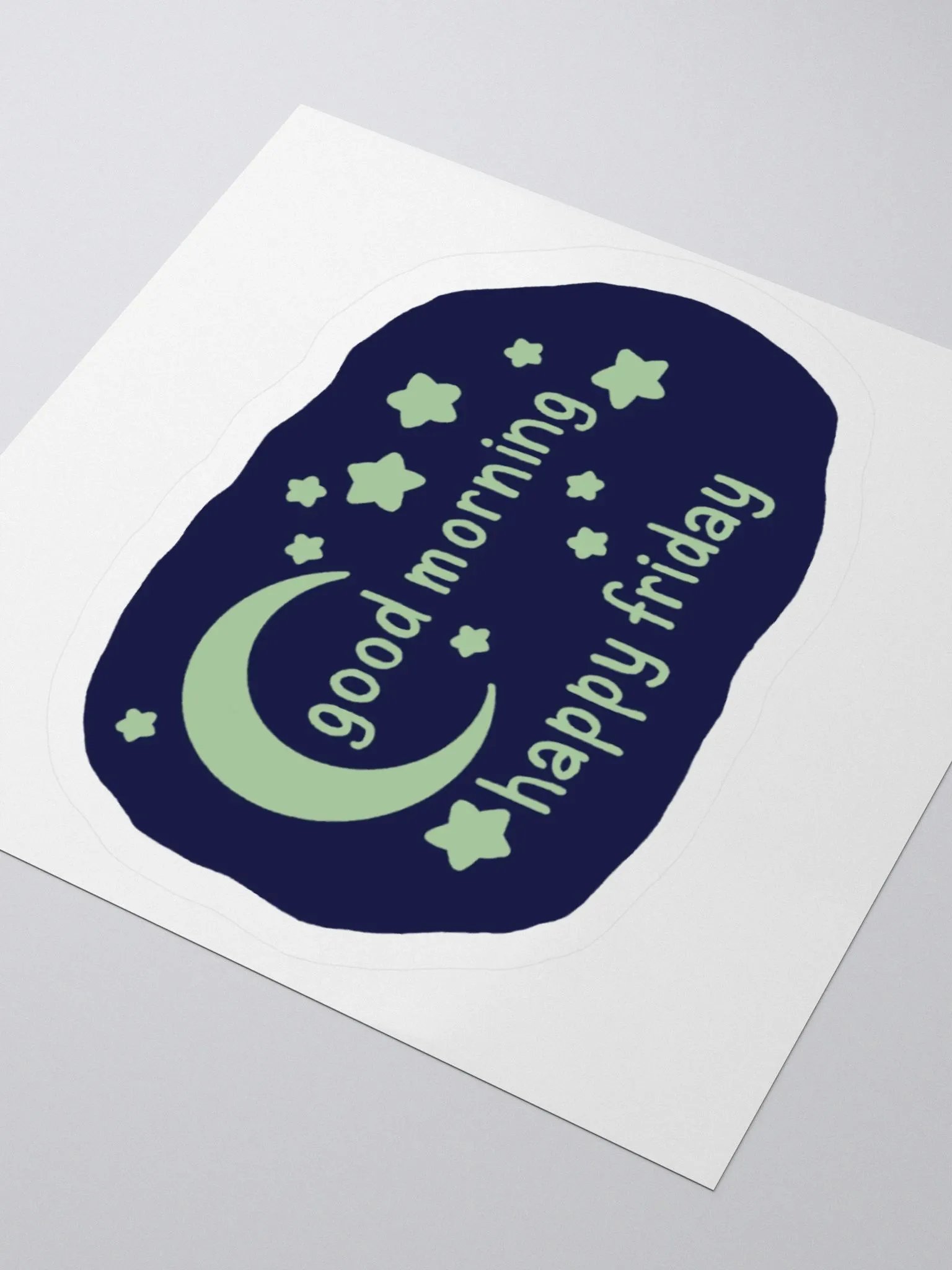 "Good Morning Happy Friday" Sticker product image (3)