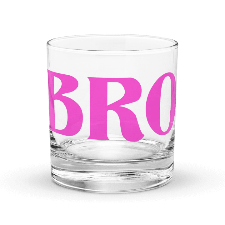 BRO rocks glass product image (1)