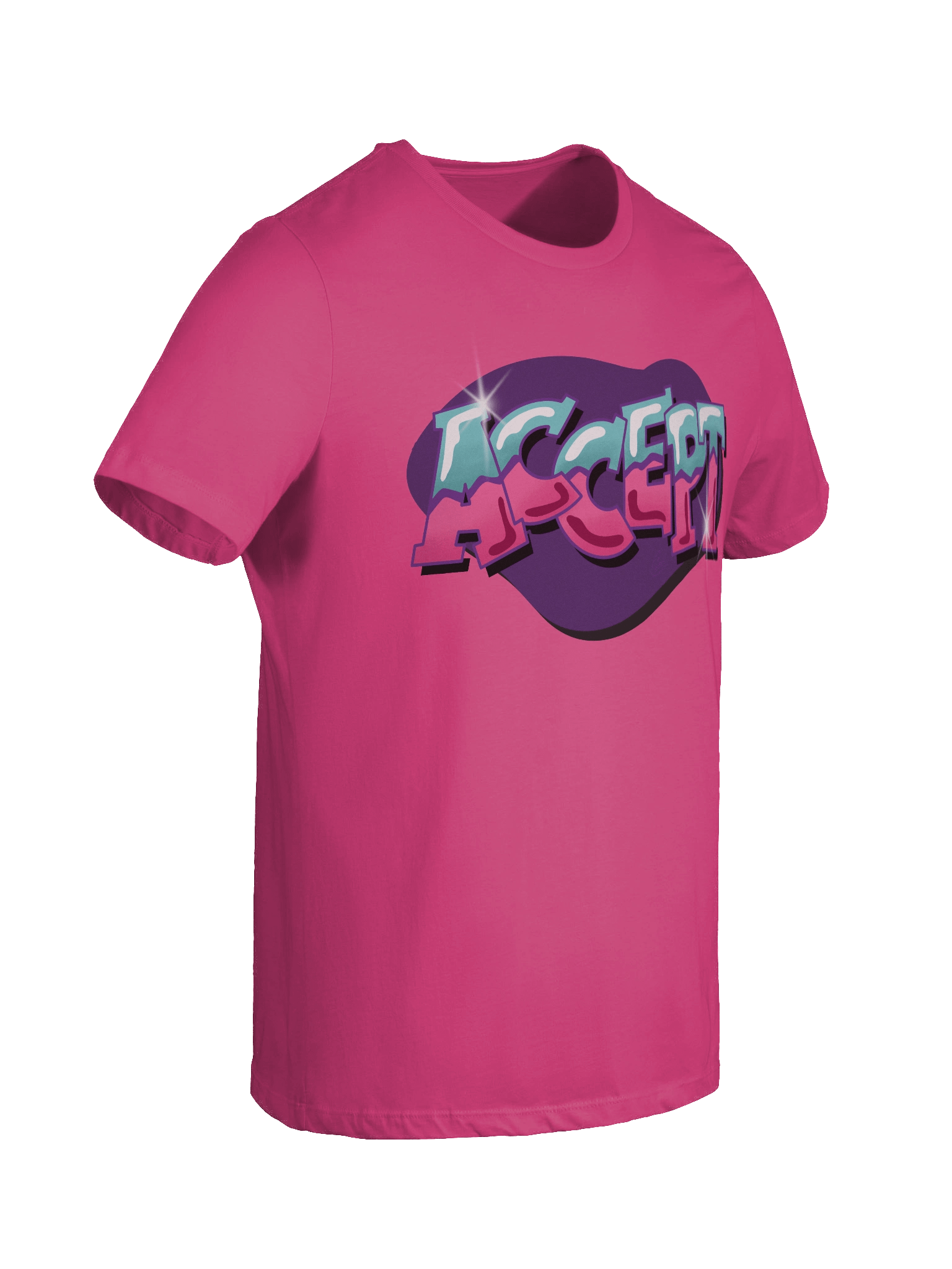 "ACCEPT" - Kawaiifiti Style - Women's Relaxed-fit T-Shirt (Light) product image (30)