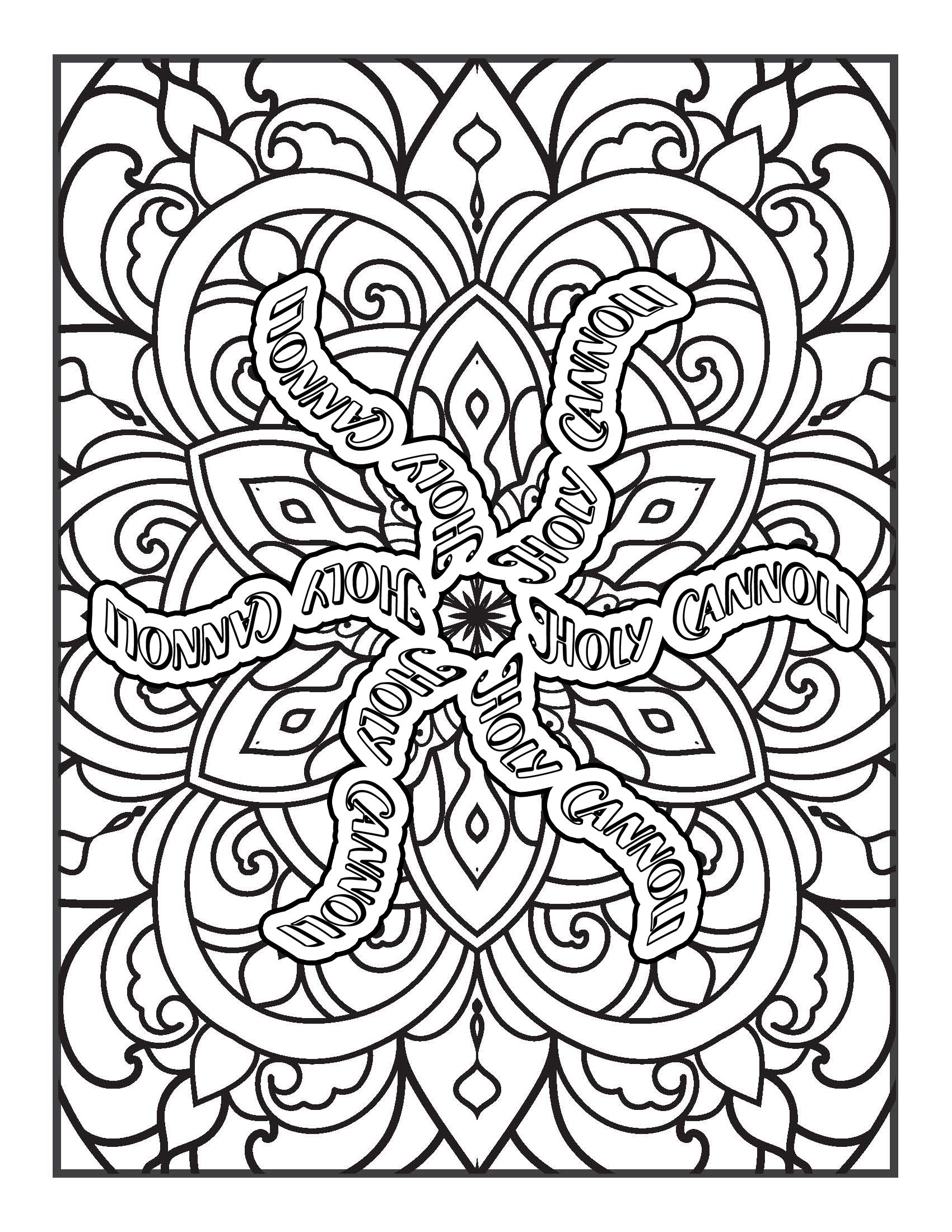 Art & Expletives, The Clean Cuss Version-Almost Swear Word Coloring Book for Adults | Printable | Alternative Cuss Words and Swears product image (3)