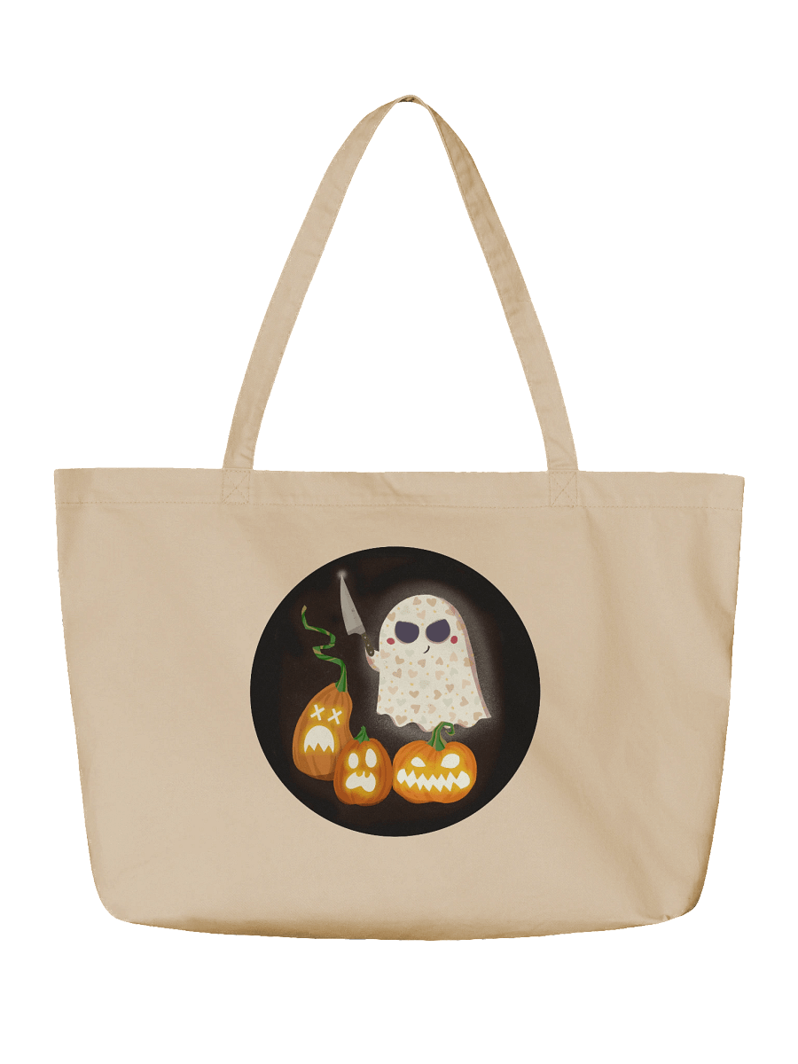 Little Ghost Pumpkin Carver - Tote Bag product image (4)