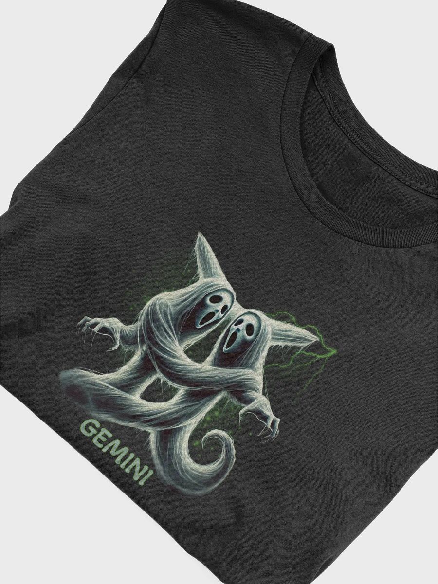 Demonic Zodiac T-Shirts| Gemini | Halloween Group Tshirt | Gothic Astrology Signs | Dark Horoscope Tees | Halloween Celestial Horror Clothing product image (2)