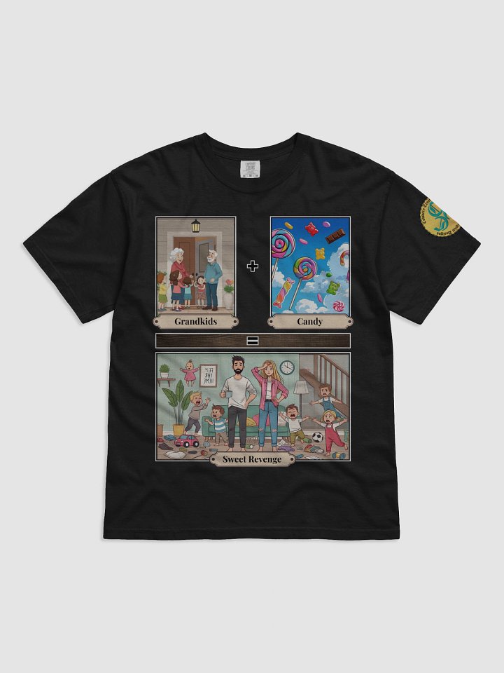 Grandkids + Candy = Sweet Revenge (Both) Comfort Colors Garment-Dyed Heavyweight T-Shirt Colors (1) product image (1)