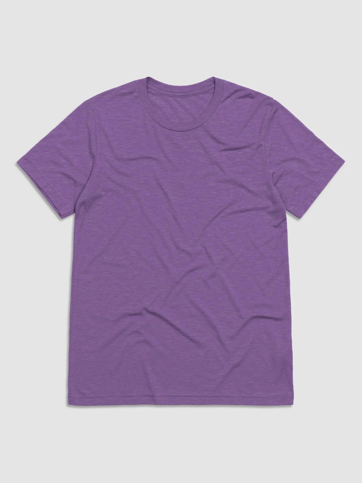 Plain Color Purple T-Shirt product image (5)