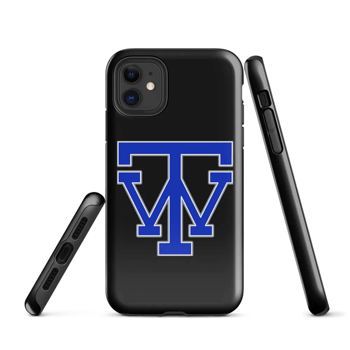 Thomas Walker TW Logo Black iPhone Case product image (1)