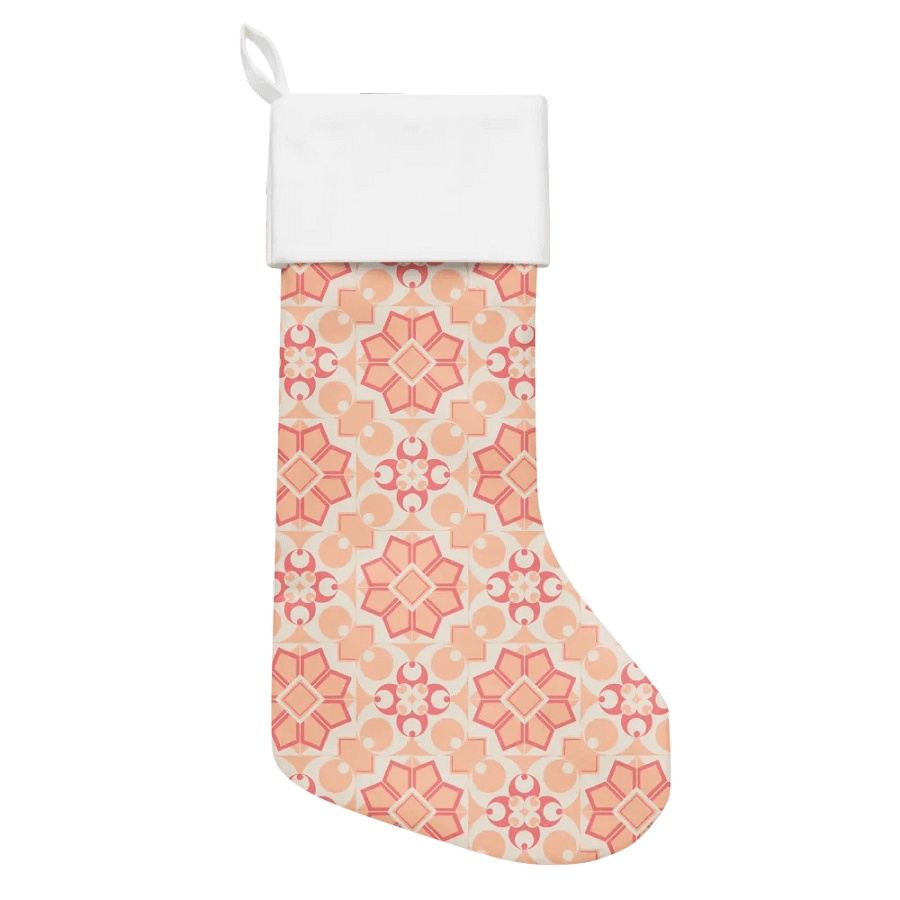 Peach Mosaic Stocking product image (1)