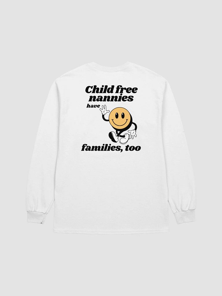 Childfree Nannies have Families Too Yellow Long Sleeve product image (2)