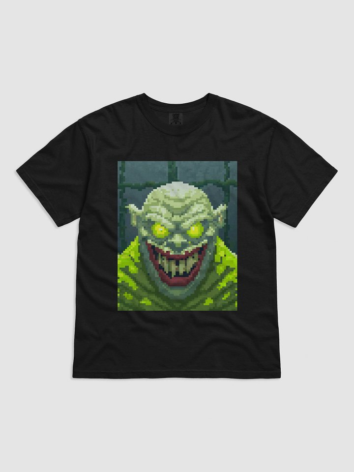 90s Demonic Gamer Glitch – Retro Pixel Horror T-Shirt: Variant #1 product image (1)