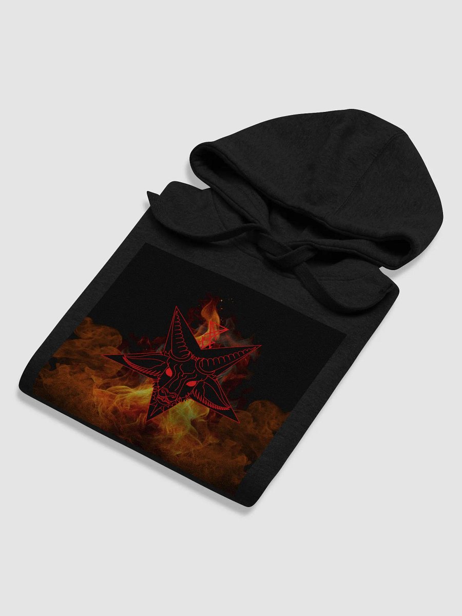 Flaming Pentagram Hoodie product image (6)