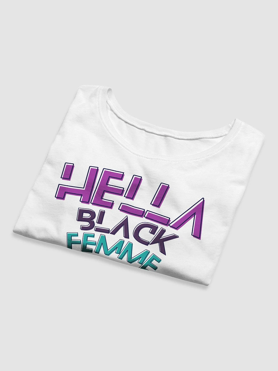 Hella Black Femme Queer Bay Crop Tee product image (8)