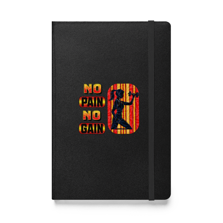 No Pain No Gain Hardcover Notebook product image (1)