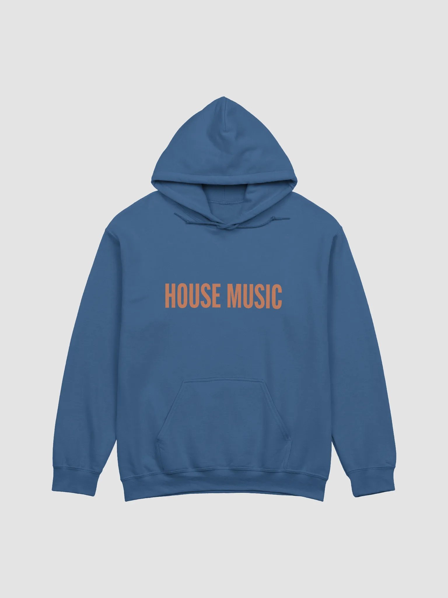 House Music Two Sided Orange Letter Hoodie product image (1)
