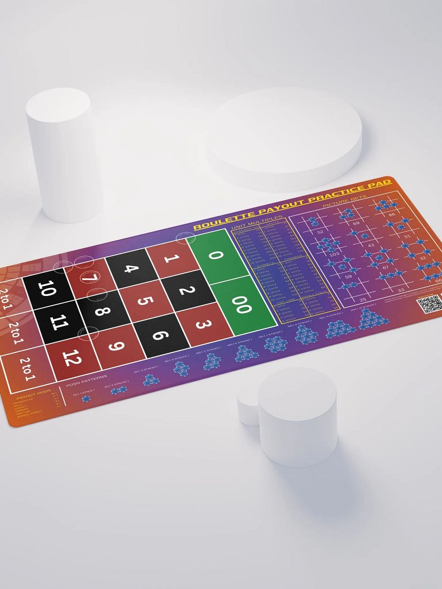 Roulette Payout Practice Pad - Sunset Flare product image (4)