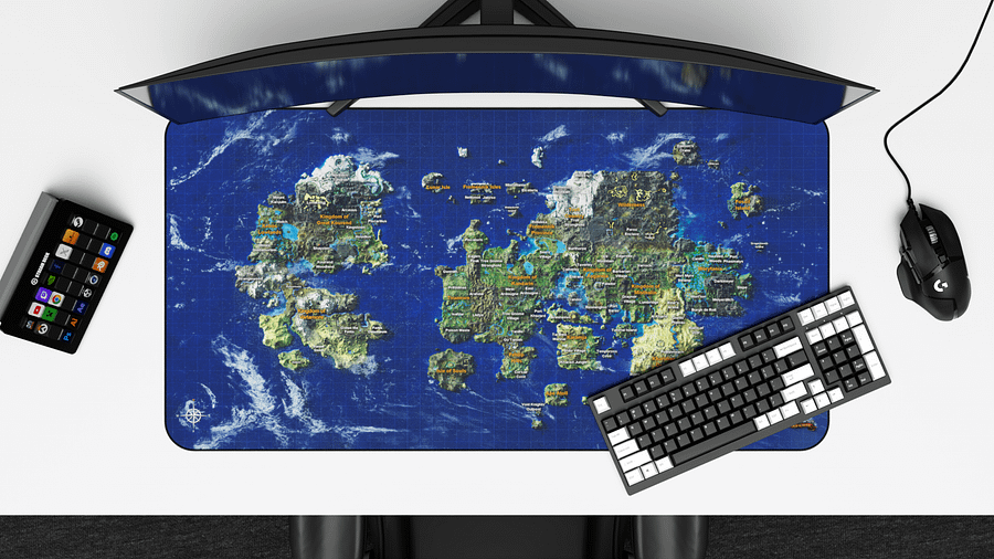 OSRS World Map | Large Desk Mat product image (2)