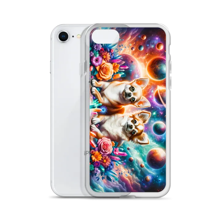 Cosmic Chihuahua Guardians - iPhone case product image (2)