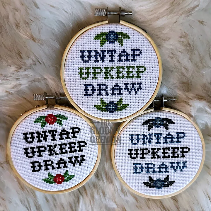 Untap Upkeep Draw - Cross Stitch Pattern product image (2)