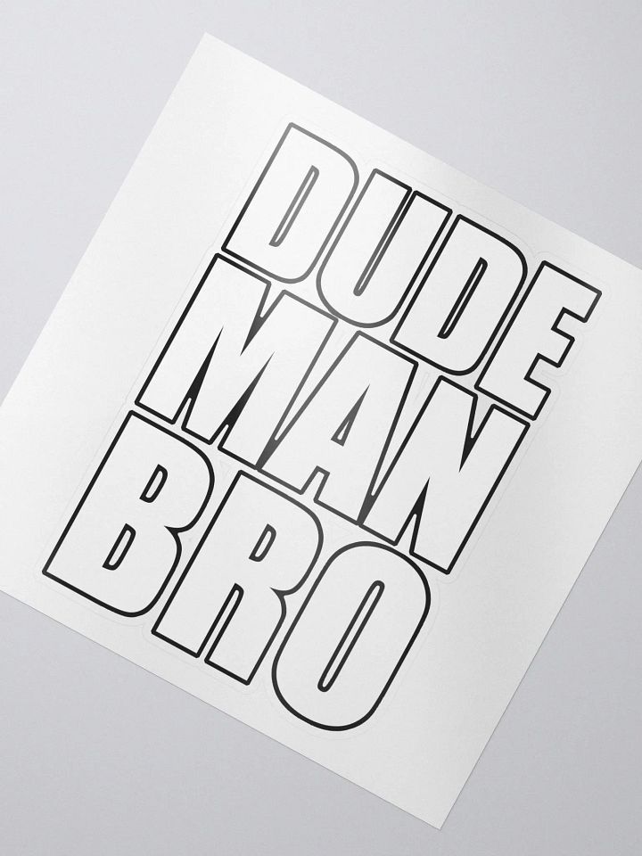 DUDEMANBRO (Sticker) product image (2)