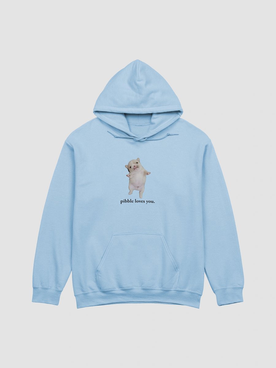 pibble loves you. (hoodie) - light colors product image (1)