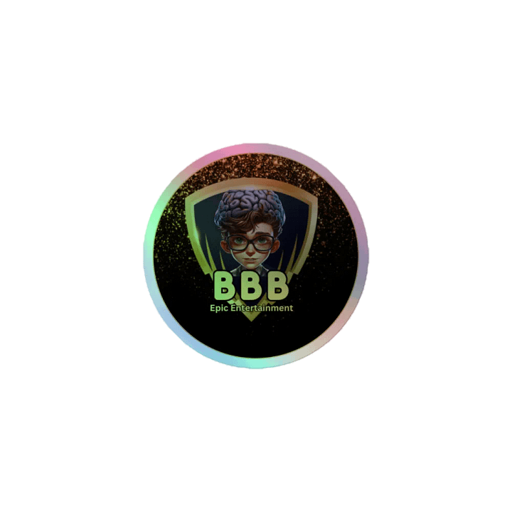BrainBendersBanter Holographic Sticker product image (1)