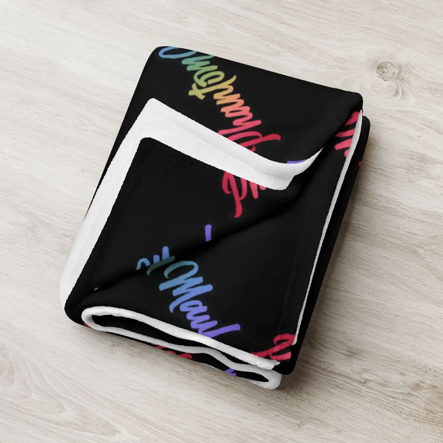'PhantomMaul' Rainbow Throw Blanket product image (6)