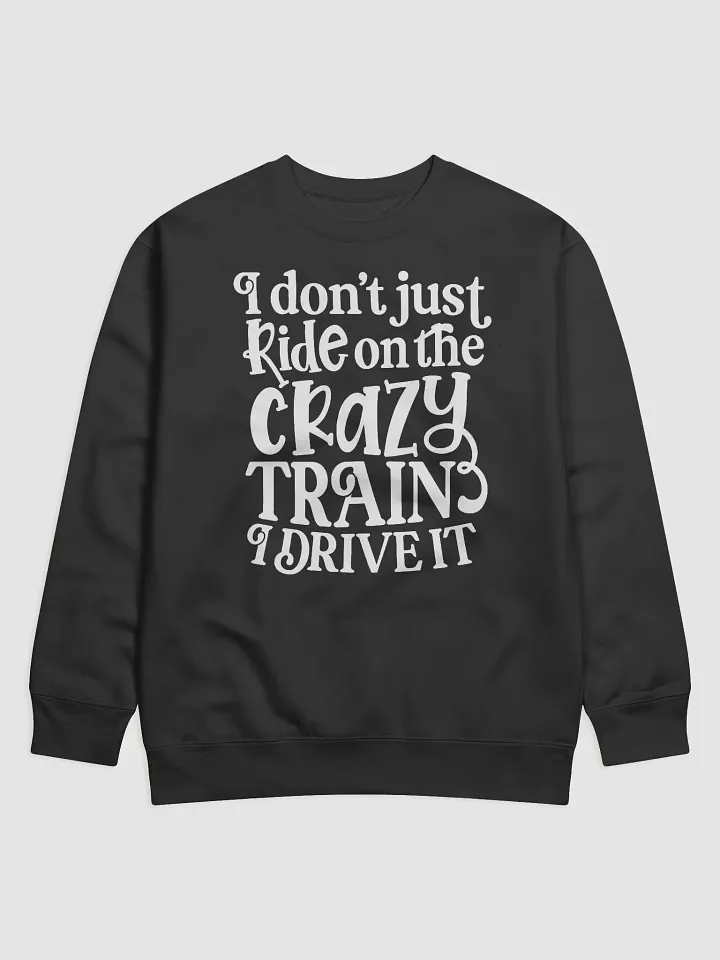 I Don't Just Ride On The Crazy Train Hoodie product image (1)