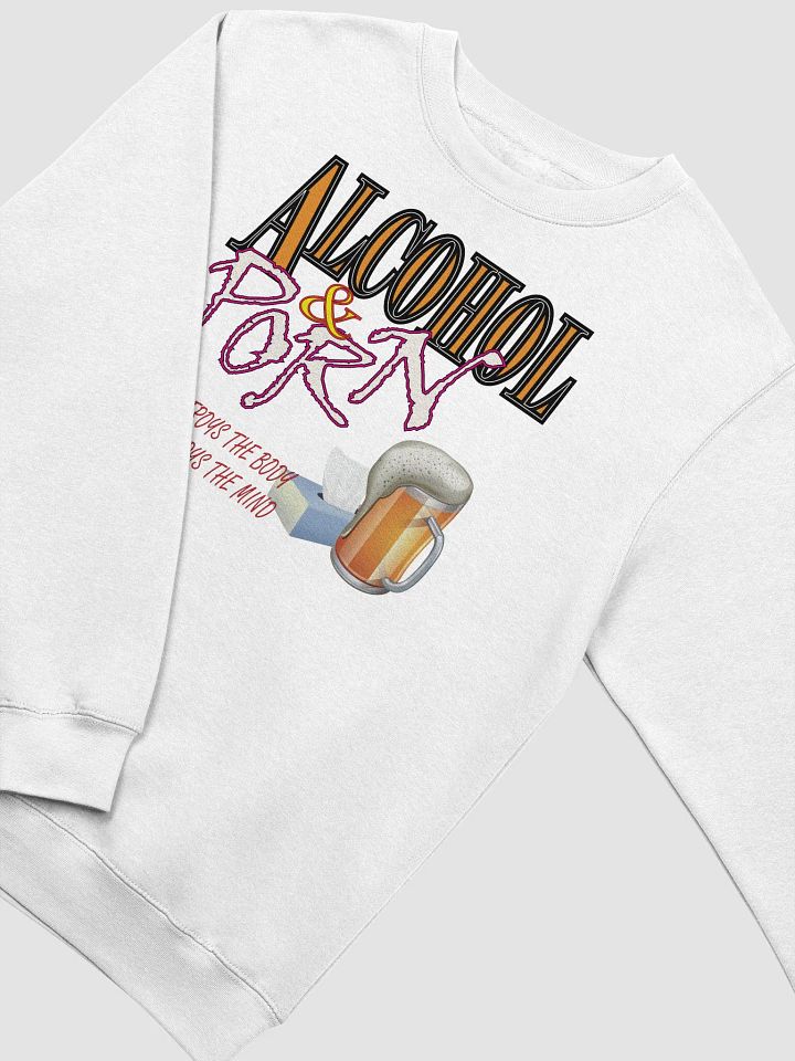 Alcohol & Porn - Lane Seven Premium Crewneck Sweatshirt product image (1)