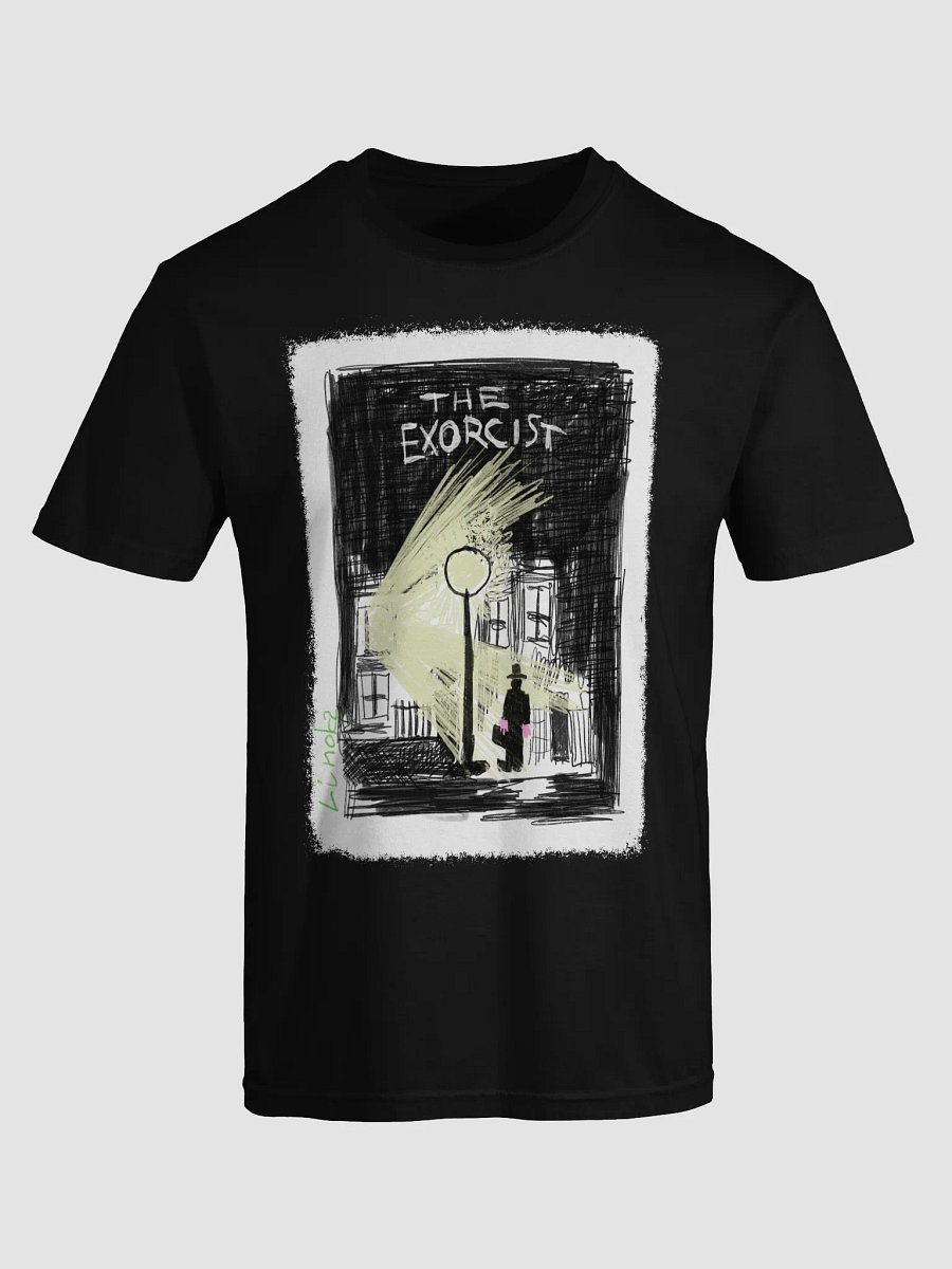 😱 “EXORCIST” – Staircase Horror Crayon Unisex Tee ✝️😈 product image (10)