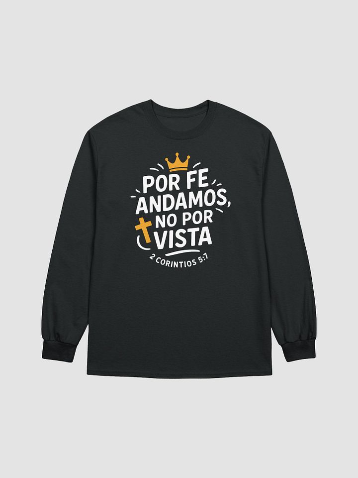 Camiseta Unisex Manga Larga | Por fe andamos no por vista product image (21)