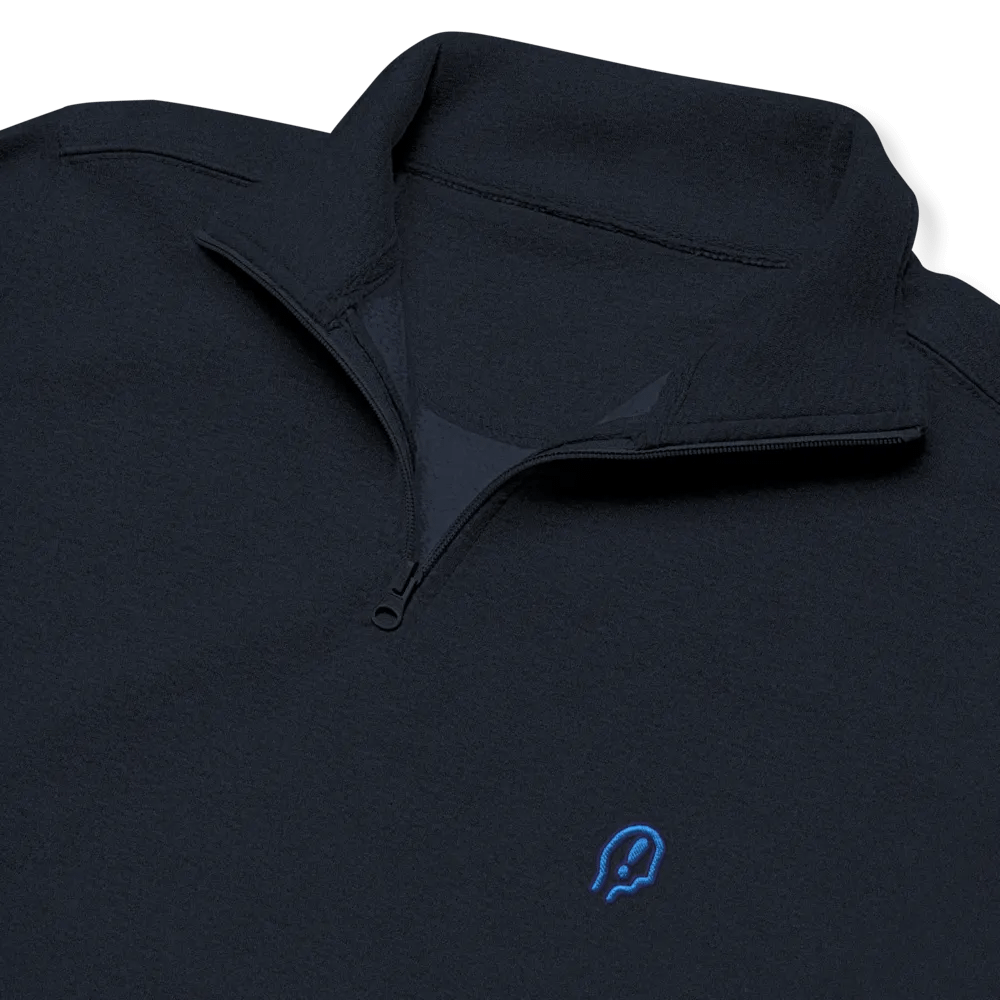 EXCLAIMING MENTALLY (electric design) embroidered quarter zip product image (11)